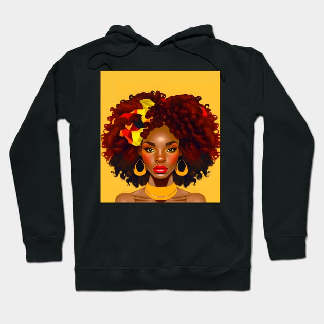 Black History Month African American Hoodie by Karin Wright